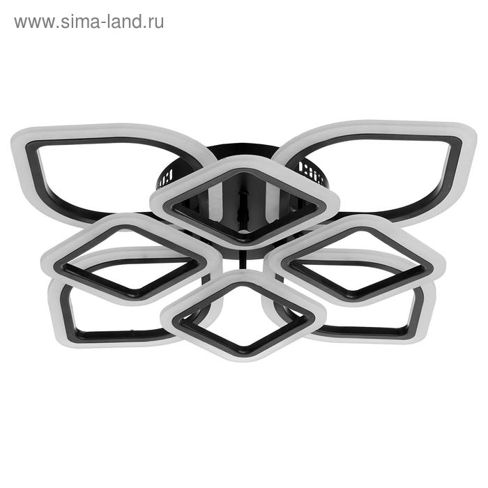 

Люстра с ПДУ 671136/8 LED 160Вт диммер 3 режима 3000-6000К черный 51х51х13 см BayerLux