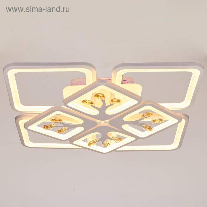 

Люстра с ПДУ 671142/8 LED 240Вт диммер RGB 3 режима 3000-6000К белый 56,5х56,5х14 см BayerLux 462219