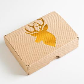 

Коробка складная рифлёная «Подарок», 21 х 15 х 5 см