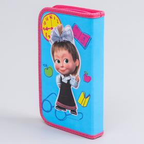 

Пенал "Школа", 1 секция, 115х205х30 мм, Маша и Медведь