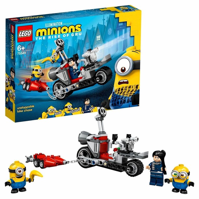 Конструктор Lego Minions Невероятная погоня на мотоцикле 1650₽