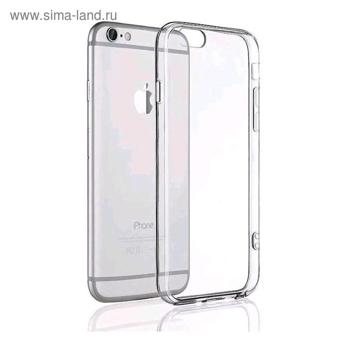 

Чехол BoraSCO, для iPhone 6/6S/7/8/SE, силиконовый, прозрачный