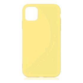 

Чехол DF iOriginal-02, для iPhone 11 Pro, силиконовый с микрофиброй, жёлтый