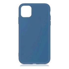 

Чехол DF iOriginal-03, для iPhone 11 Pro Max, силиконовый с микрофиброй, синий