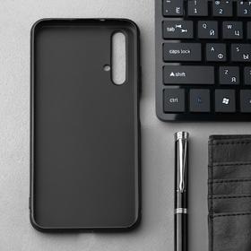 

Чехол Innovation, для Huawei Honor 20, силиконовый, матовый, черный