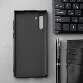 

Чехол Innovation, для Samsung Note 10, силиконовый, матовый, черный