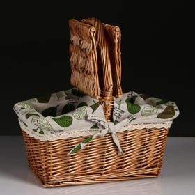

Корзина 31х21х18Hх14Hх32HHх25х15B см, ива