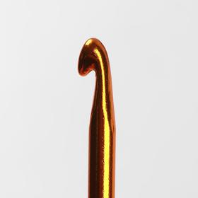Крючок для вязания, двусторонний, d = 4/5 мм, 13 см, цвет золотой от Сима-ленд