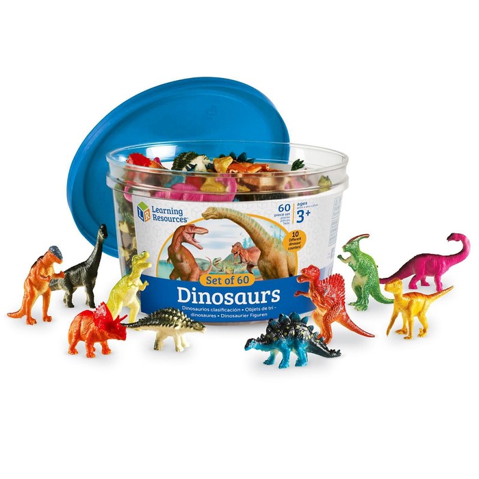 фото Игровой набор фигурок «динозавры», 60 элементов learning resources