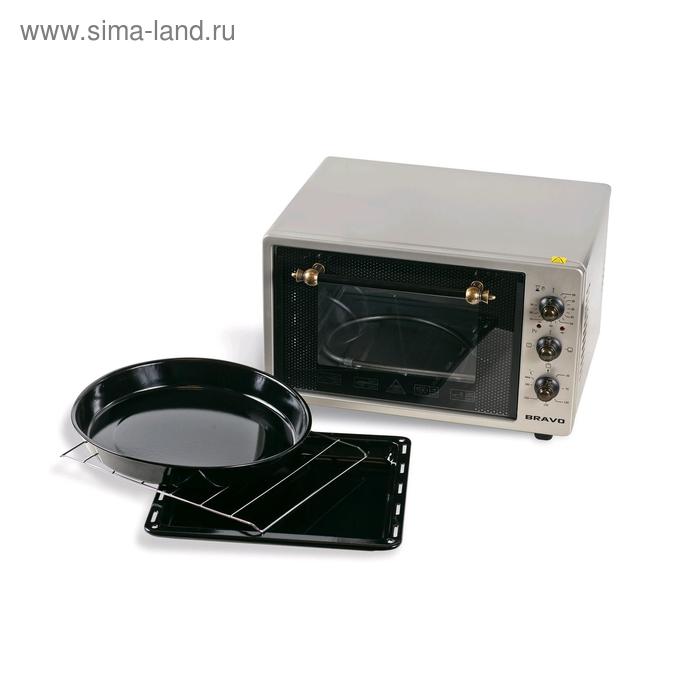 

Мини-печь Bravo FO-36GR, 1300 Вт, 36 л, противень 34х30см, серая
