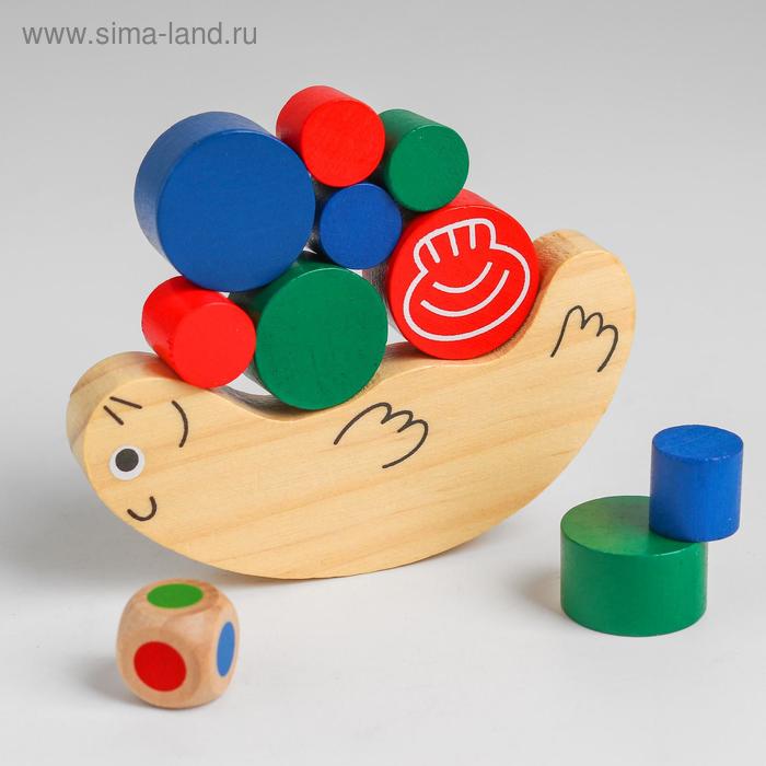фото Развивающая игра балансир «морской котик» 12,5х7х3,5 см