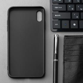 

Чехол Innovation, для iPhone XS MAX, силиконовый, матовый, черный