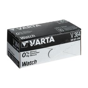 Батарейка цинковая Varta, V364 (SR621SW/G1)-1BL, 1.55В , блистер, 1 шт. от Сима-ленд