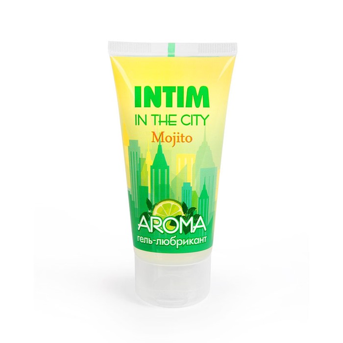 Гель-смазка INTIM in the city aroma Mojito, на водной основе, охлаждающий, 60 мл