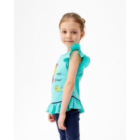 

Футболка для девочки, цвет ментол, рост 104 см (4 года)