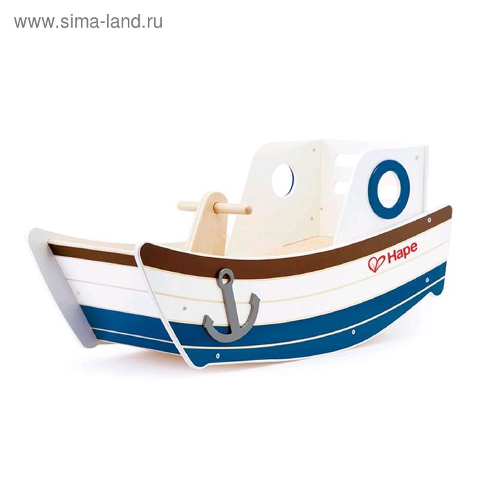 Качалка лодка «Открытое море» качалки игрушки hape лодка открытое море