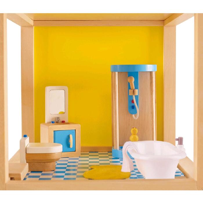 Мебель для кукольного домика «Ванная комната» мебель для кукольного домика кухня le toy van