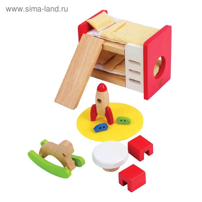 Мебель для кукольного домика «Детская комната» мебель для кукольного домика кухня le toy van