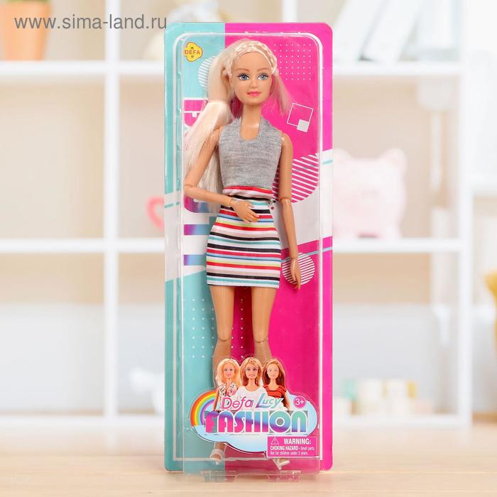 Кукла-модель шарнирная «Эмма» в платье, МИКС