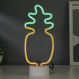 

Ночник "Ананас" LED (зеленый,желтый) USB белый 8х12,5х29,5 см