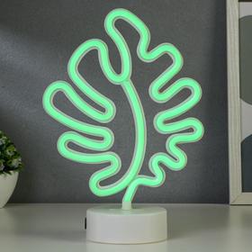 

Ночник "Лист" LED (зеленый) USB белый 10х19х28 см