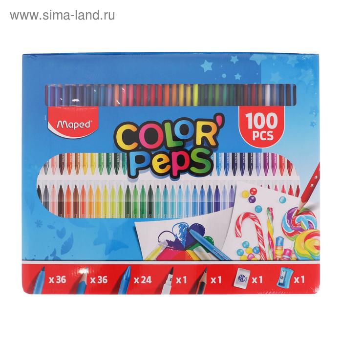 фото Набор для рисования 100 предметов, maped color peps kit