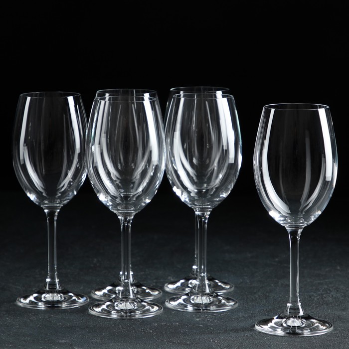 Набор бокалов для вина «Лара», 250 мл, 6 шт цена и фото