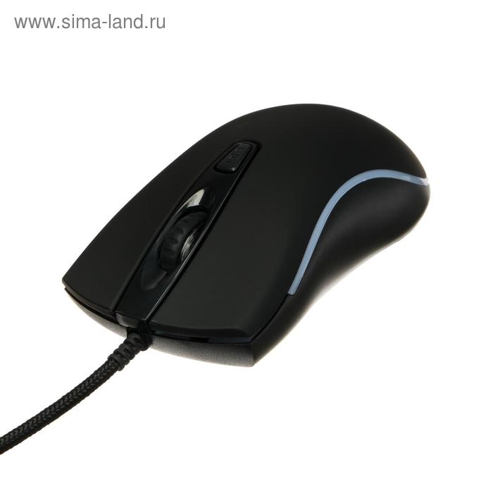 

Мышь Qumo Onyx RGB M73, игровая, проводная, оптическая, 2400 dpi, 4 кнопки, USB,RGB, чёрная