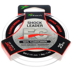 

Леска Intech флюорокарбон 0,141 мм, 25 м