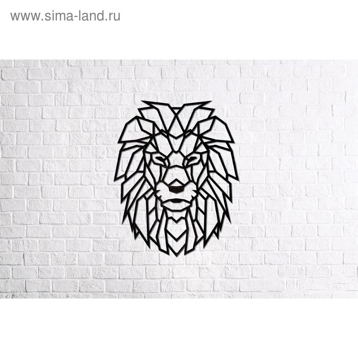 Деревянный интерьерный пазл «Лев»