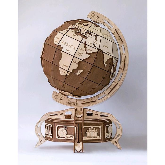 Конструктор деревянный 3D «Глобус» цена и фото