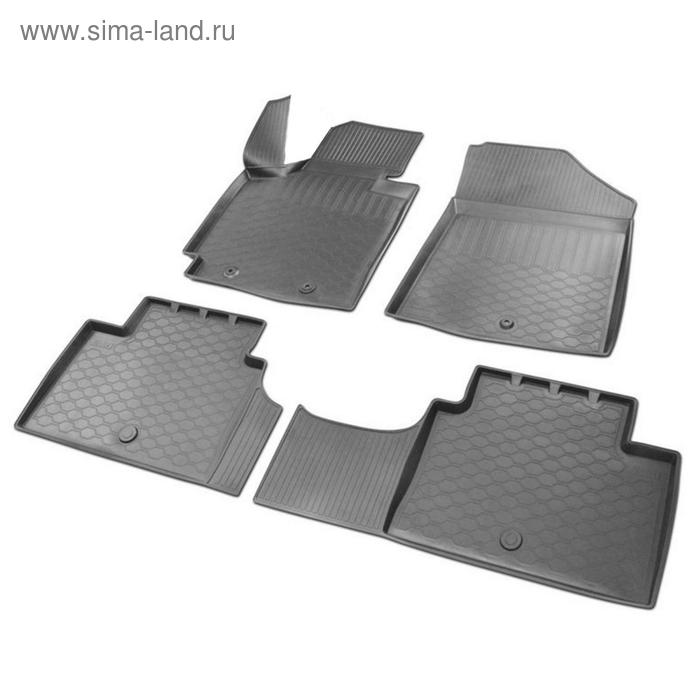 фото Коврики салона rival toyota land cruiser 200 2012-2015-, полиуретан, 4 шт., 15705003
