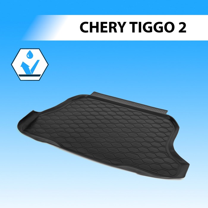фото Коврик багажника rival для chery tiggo 2 2017-н.в., полиуретан, 10904002