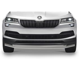 

Защита переднего бампера d57+d42 RIVAL, Skoda Karoq 2020-н.в., с крепежом, R.5102.001