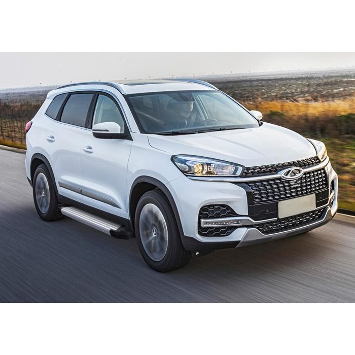 

Порог-площадка "Silver" RIVAL, Chery Tiggo 7 2019-н.в., Chery Tiggo 8 2020-н.в., с крепежом, F180AL.0905.1