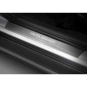 

Накладки на пороги Rival для Mitsubishi Outlander XL 2005-2012, нерж. сталь, с надписью, 4 шт., NP.4014.3