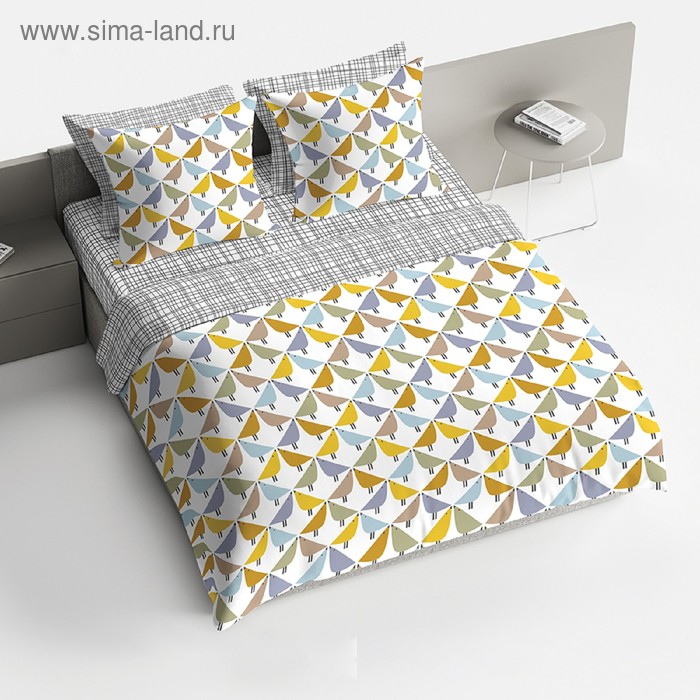

КПБ «Мелисса» 1.5 сп, размер 150 х 220 см, 145 х 225 см, 70 х 70 см - 2 шт