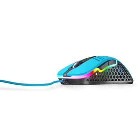 

Мышь Xtrfy M4 RGB, игровая, проводная, оптическая, 16000 dpi, USB, синяя