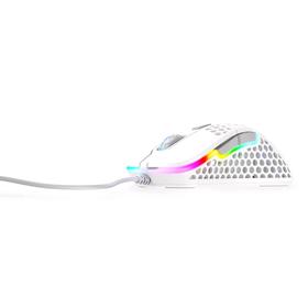 

Мышь Xtrfy M4 RGB, игровая, проводная, оптическая, 16000 dpi, USB, белая