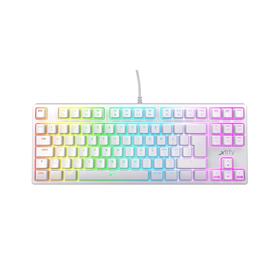 

Клавиатура Xtrfy K4 RGB Tenkeyless, игровая, проводная, механическая, 88 клавиш, USB, белая 524459