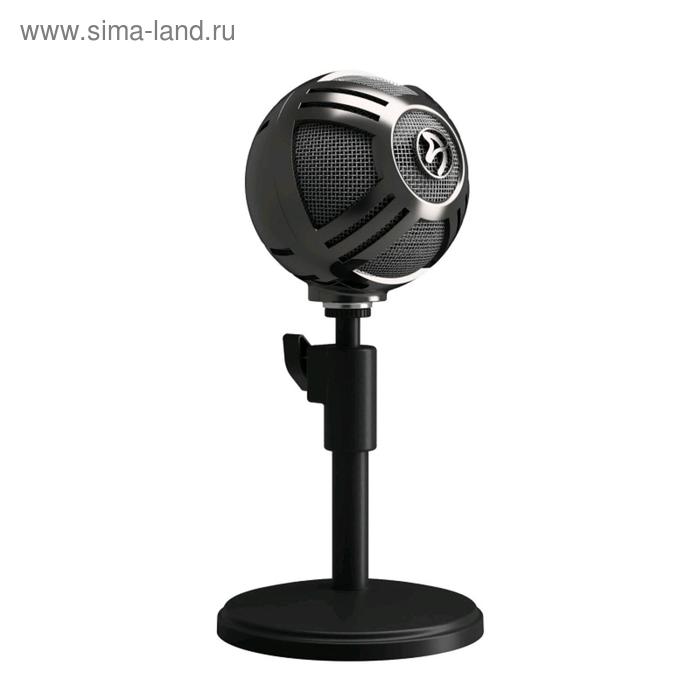 Микрофон компьютерный Arozzi Sfera, 50-16000 Гц, 44 дБ, USB, 1.8 м, цвет хром