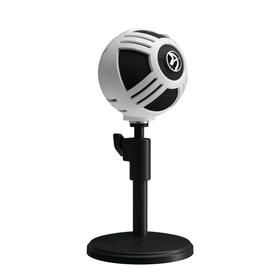 Микрофон компьютерный Arozzi Sfera, 50-16000 Гц, 44 дБ, USB, 1.8 м, белый Ош