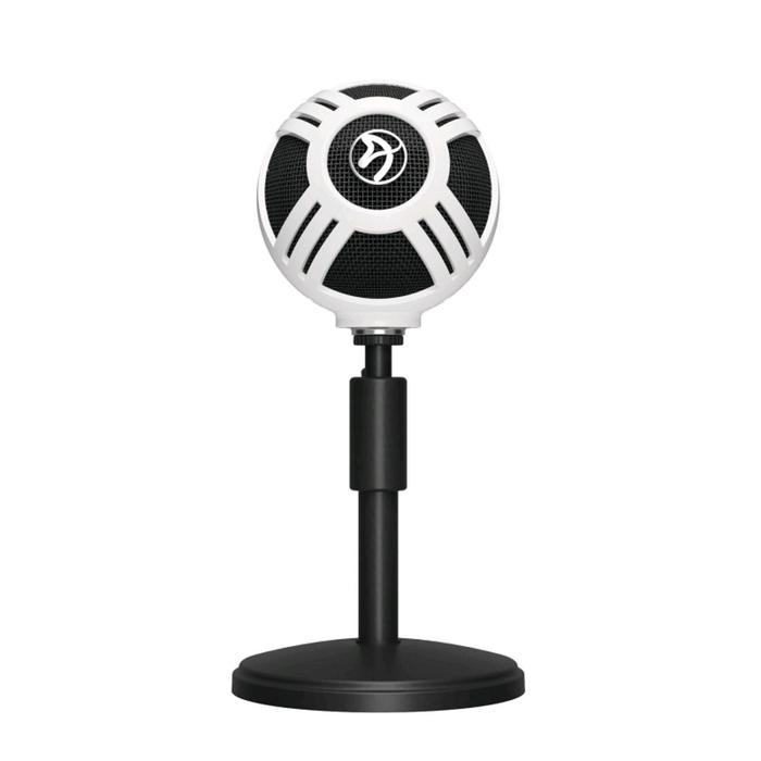Купить Микрофон компьютерный Arozzi Sfera, 50-16000 Гц, 44 дБ, USB, 1.8 м, белый Микрофон компьютерный Arozzi Sfera, 50-16000 Гц, 44 дБ, USB, 1.8 м, белый