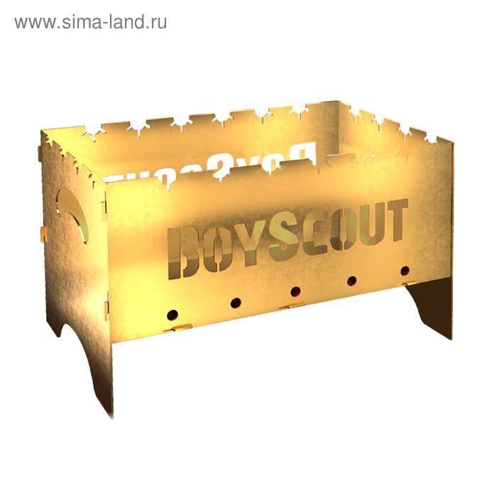 Мангал BOYSCOUT складной GOLD, 500х300х300х1,5 мм, с сумкой мангал boyscout складной 35х25х35 см 61231