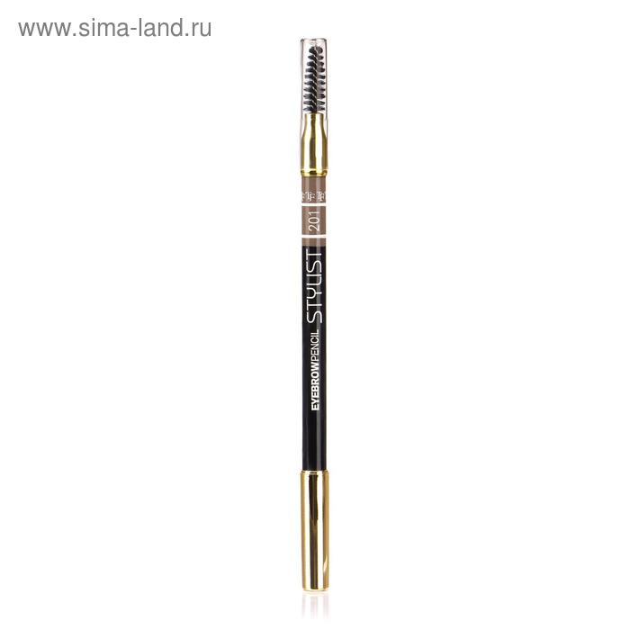 Карандаш для бровей TF Eyebrow Pencil Stylist со щёточкой тон 201 пепельный блонд 156₽