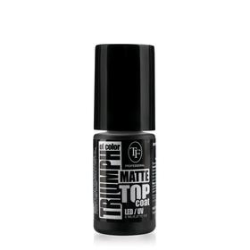 

Верхнее покрытие для ногтей LED/UV TF Top Coat Matte Triumph of Color, тон 563, 8мл