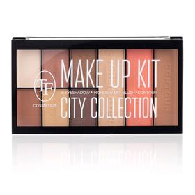 

Набор для макияжа TF Make up Kit City тени, румяна, хайлайтер, пудра, тон 201