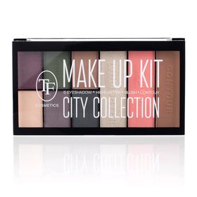 

Набор для макияжа TF Make up Kit City тени, румяна, хайлайтер, пудра, тон 202