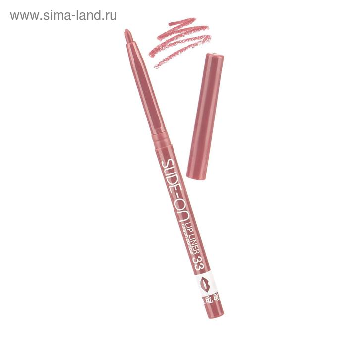 Контурный карандаш для губ TF Slide-on Lip Liner, тон №33 сиренево-розовый карандаш для губ slide on eye liner тон 35 пыльно розовый cu 17