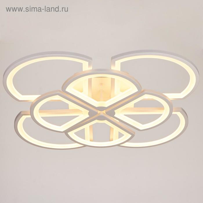 

Люстра с ПДУ 671124/8 LED 248Вт диммер 3 режима 3000-6000К белый 62х62х14 см BayerLux